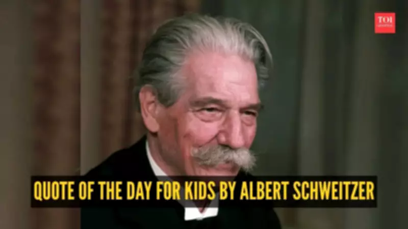 Albert Schweitzer's Wisdom: Happiness First, Then Success