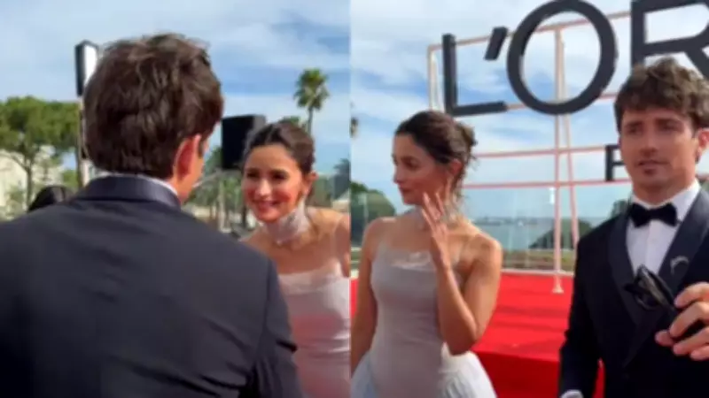Alia Bhatt Meets F1 Star Charles Leclerc at Cannes 2026, Fans React