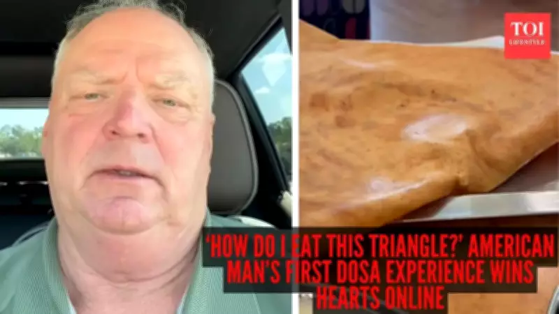 American Influencer Kent Burris Wins Hearts With Honest South Indian Food Review