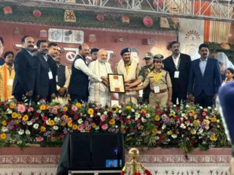 Amit Shah Felicitates Telangana Police for Making State Naxal-Free