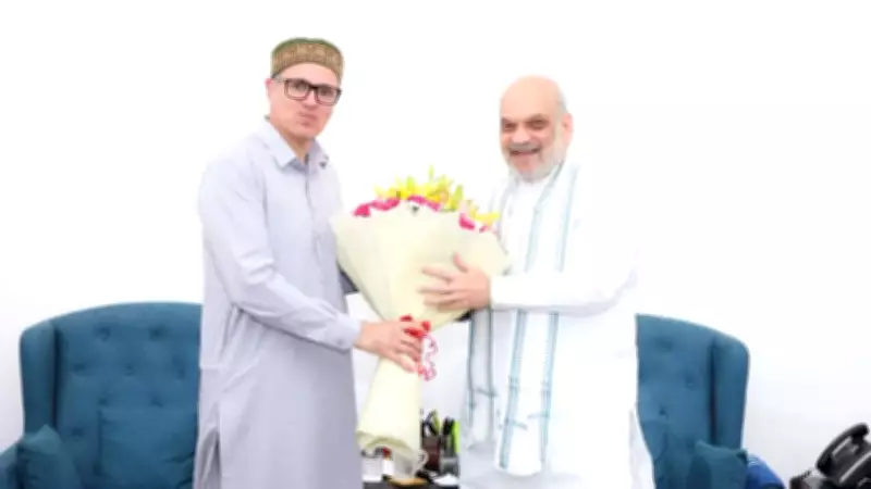 Amit Shah meets Omar Abdullah, discusses restoration of J&K statehood