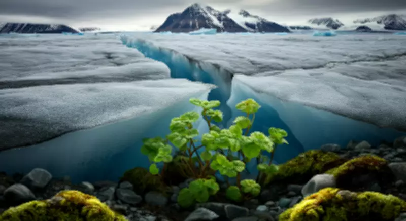 Ancient Plants Revealed as Arctic Ice Melts on Baffin Island