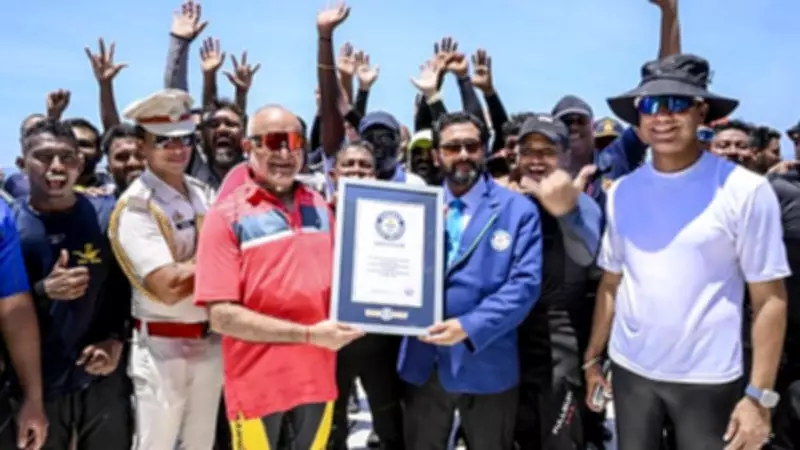 Andaman Sets Two Guinness Records: Tallest Underwater Human Stack in 2 Days