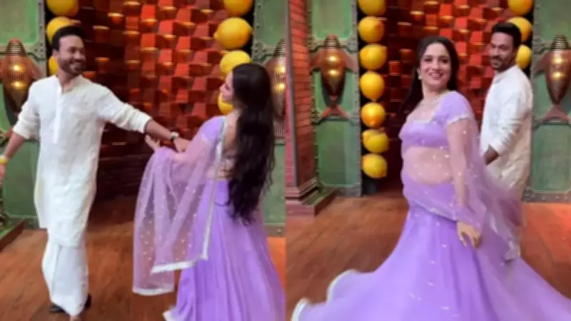 Ankita Lokhande and Vicky Jain Recreate Iconic 'Chaand Chhupa Badal Mein' Song