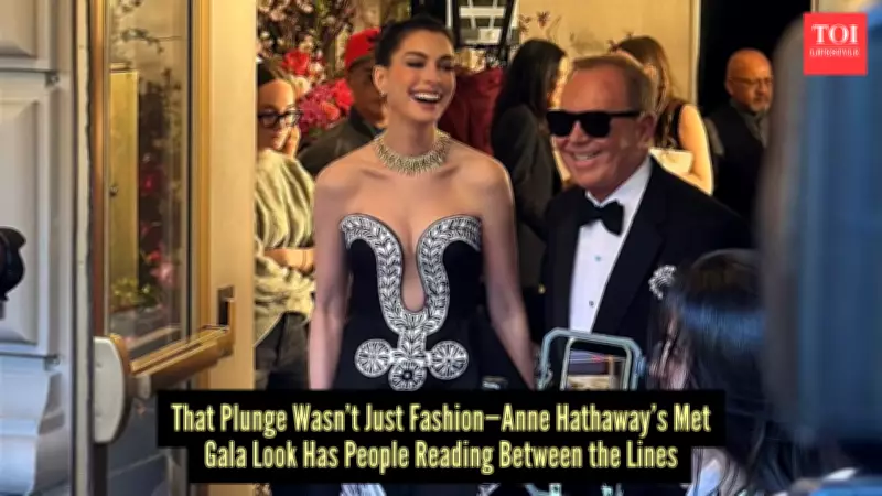 Anne Hathaway's Met Gala 2026 Gown Makes Bold Political Statement for Peace