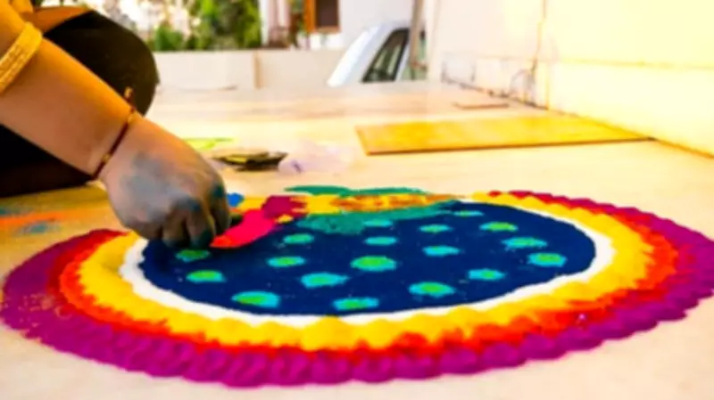 Annual Rangoli Contest at Grey RangoliRanga School Sparks Creativity