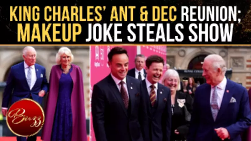 Ant McPartlin's Makeup Joke Leaves King Charles Laughing at Gala