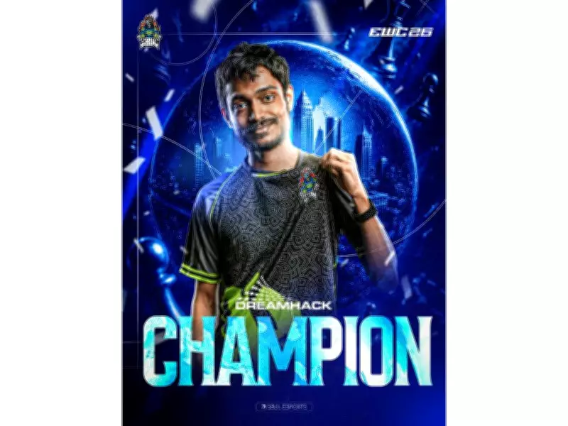 Aravindh Chithambaram First Indian Chess Player to Qualify for Esports World Cup 2026