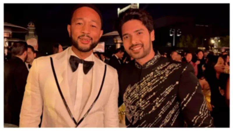 Armaan Malik Attends First Gold House Gala in Los Angeles with Wife Aashna Shroff