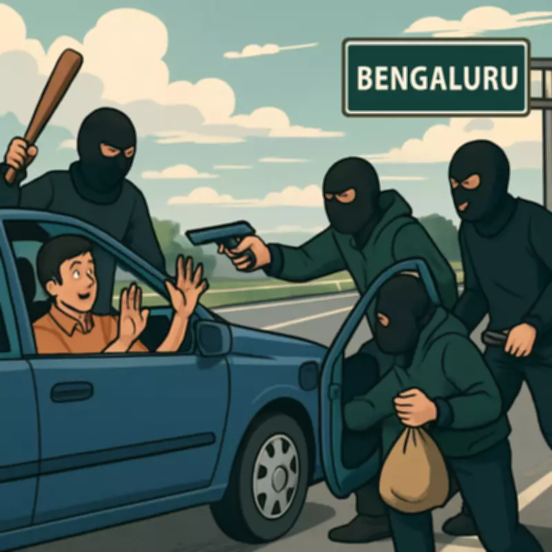 Armed Gang Robs Rs 26 Lakh on Bengaluru-Mysuru Highway Near Mandya