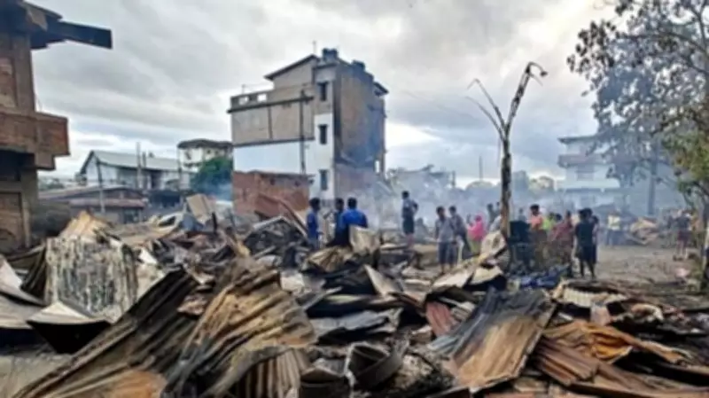 Armed Militants Torch Houses in Manipur's Kamjong District, Residents Flee