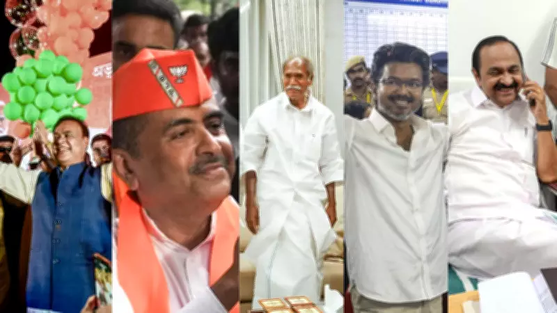 Assembly Elections 2026: Key CM Candidates in Kerala, West Bengal, Tamil Nadu, Assam, Puducherry