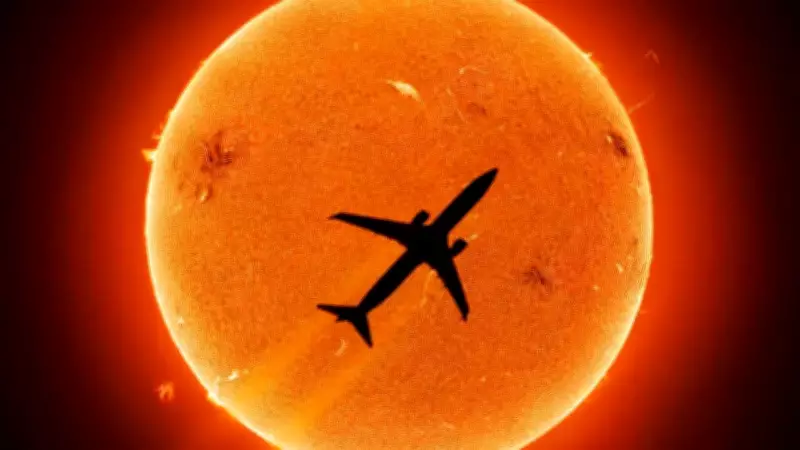 Astrophotographer Captures Rare Solar Transit of Jet After 1.7M Frames