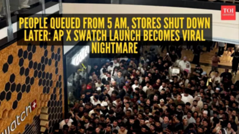 Audemars Piguet x Swatch Royal Pop Launch Sparks Chaos Across Multiple Cities