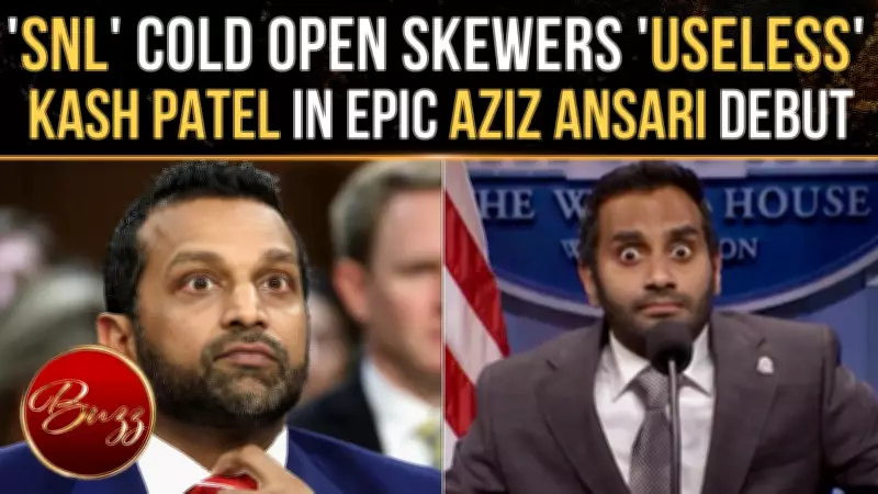 Aziz Ansari’s SNL Debut as FBI Director Kash Patel Sparks Massive Reaction
