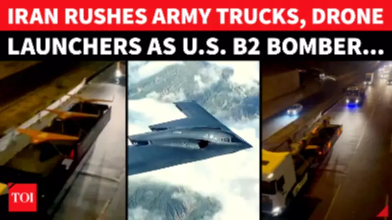 B-2 Bomber Video Sparks Iran War Fears; Mystery Post Alarms Middle East