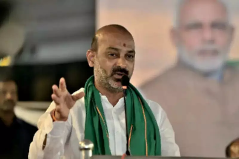 Bandi Sanjay Slams Telangana Govt Over Farmer Distress in Letter to CM