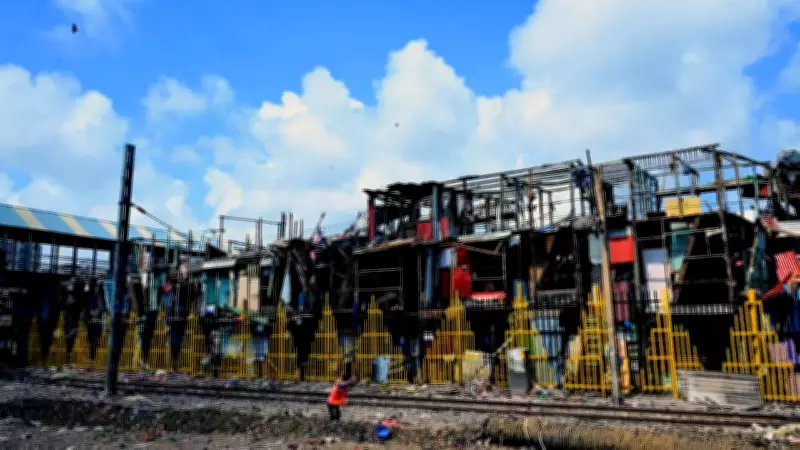 Bandra Slums Cleared for Mumbai's Major Rail Expansion Project