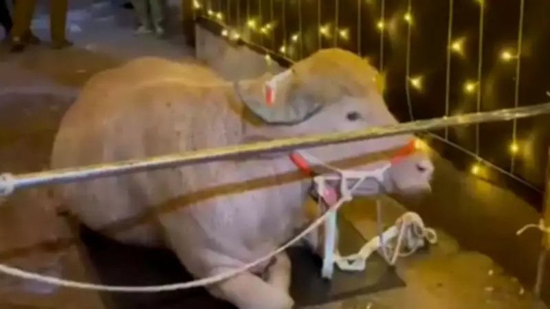 Bangladesh Saves Albino Buffalo Nicknamed 'Donald Trump' from Eid Sacrifice
