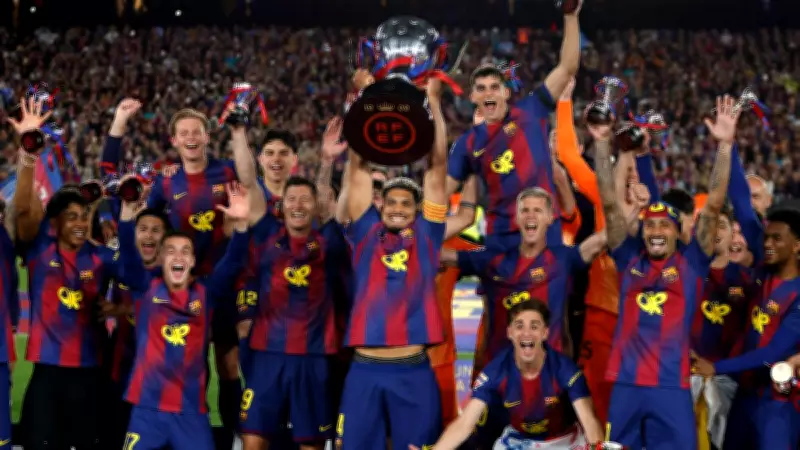 Barcelona Win La Liga 29th Time After 2-0 El Clasico Victory