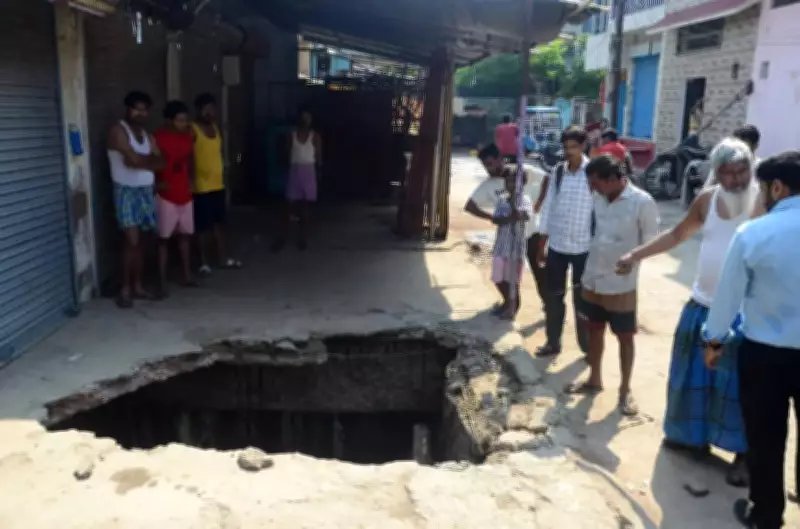 B.Ed Exam Candidates Fall into Drain After Slab Collapse in Kanpur