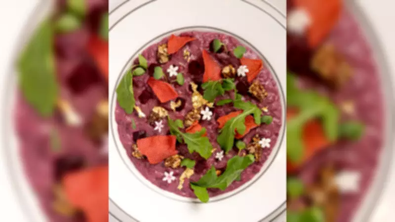 Beetroot Kokum Risotto: A Vibrant and Tangy Italian-Indian Fusion Recipe