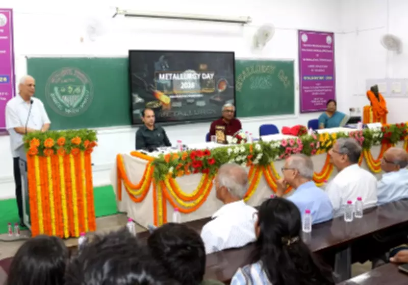 BENCO Group Director Urges Students to Focus on Innovation and Sustainability at IIT BHU Metallurgy Day