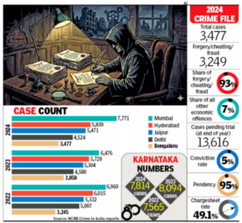 Bengaluru Reports Economic Offence Every 2.5 Hours Over Three Years
