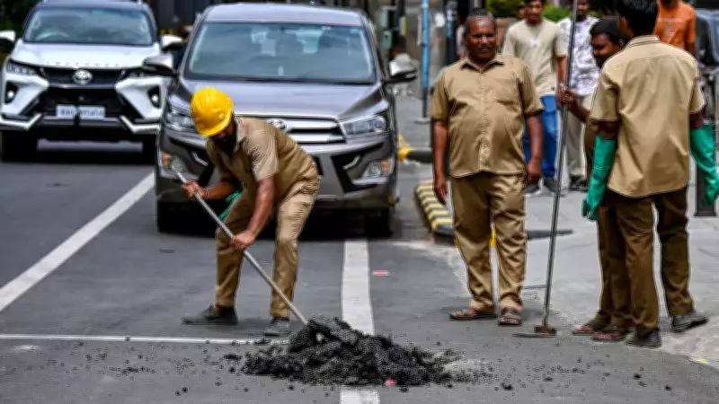 Bengaluru's MG Road dug up again weeks after resurfacing