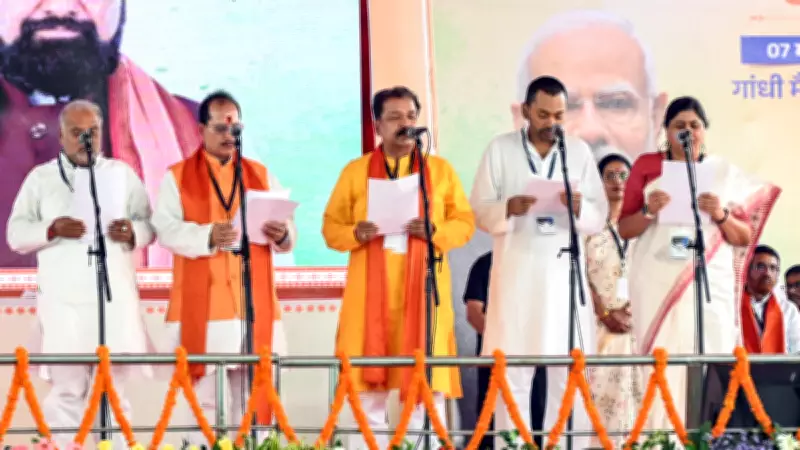 Bihar Cabinet Expansion: 32 Ministers from JDU, BJP Sworn In, CM's Son Nishant Makes Debut