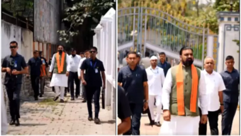 Bihar CM Walks to Secretariat After PM Modi's Austerity Appeal