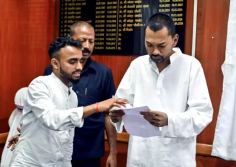 Bihar Health Minister Nishant Kumar Hears Public Grievances at JD(U) Jan Sunwai