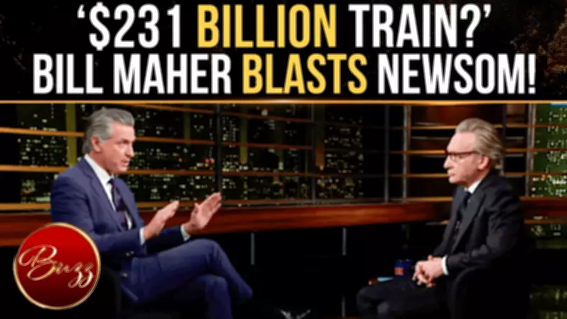 Bill Maher Grills Gavin Newsom Over California Costs and Rail Project