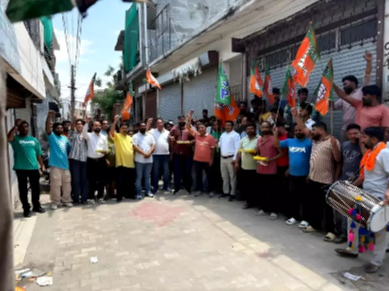 BJP Workers Celebrate Election Victories in West Bengal, Assam, Puducherry