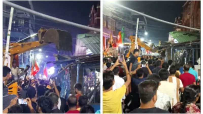 BJP Workers Used Bulldozer to Demolish Meat Shops in Kolkata Market After Winning Elections: TMC