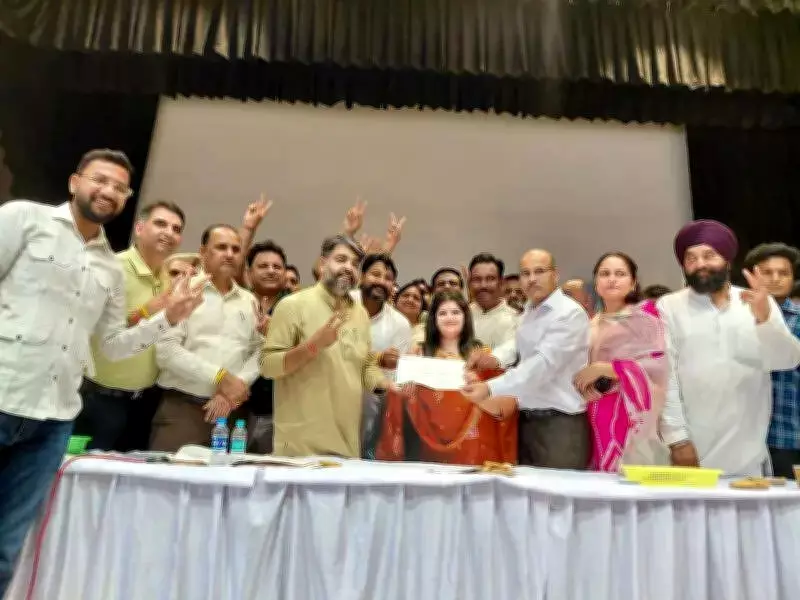 BJP’s Akshita Saini Wins Ambala City Mayoral Election by Over 21,000 Votes
