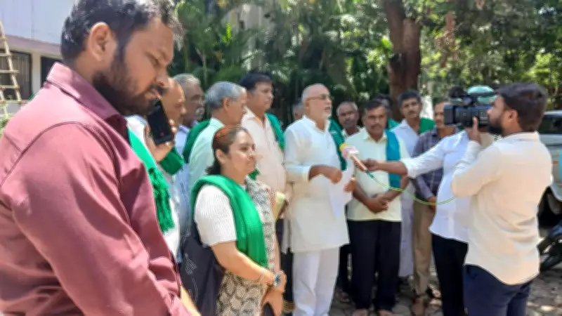 BKS Protests in Belagavi Over Seed, Fertiliser, Diesel Shortages