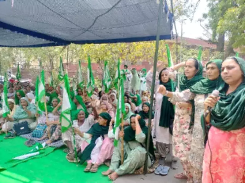 BKU Protests Against Blank Cheque Practice by Punjab Cooperative Bank