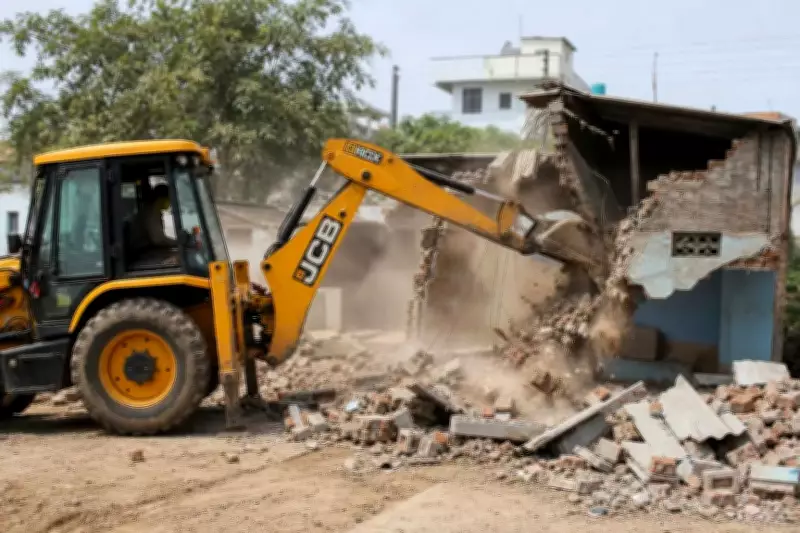 BMC Demolishes 150 Structures for Goregaon-Mulund Link Road