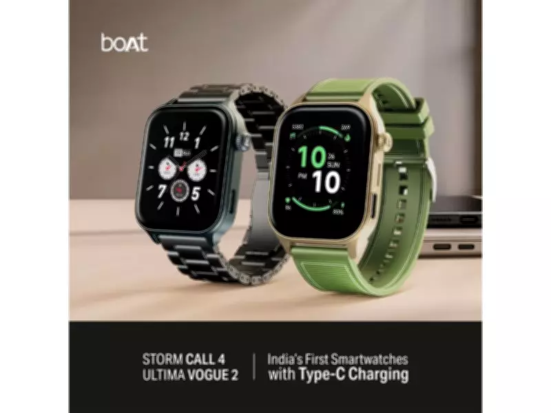 boAt Launches India's First Type-C Charging Smartwatch Lineup