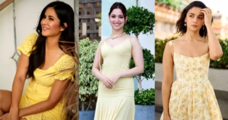 Bollywood Actresses Beat the Heat in Breezy Yellow Outfits