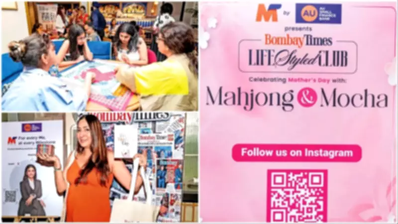 Bombay Times Hosts Mahjong & Mocha Mother's Day Event with AU Bank