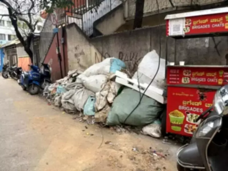 Brigade Road Garbage Crisis: Traders Struggle with Uncollected Waste in Bengaluru