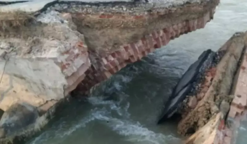 British-Era Bridge Collapses in Kanpur, No Casualties Reported