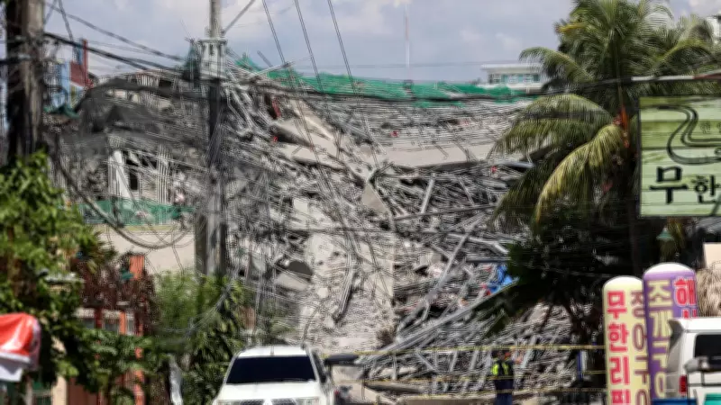 Building Collapse in Philippines Leaves Workers Trapped, Rescue Ongoing