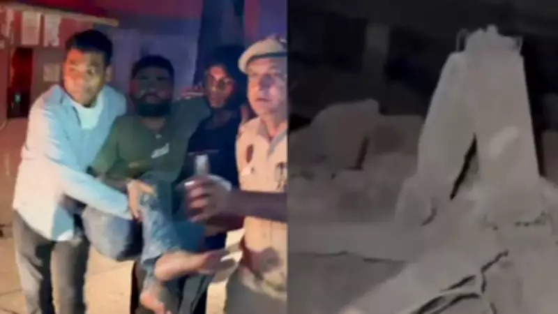Building Collapse Near Saket Metro Station Triggers Panic, Rescue Ops Underway