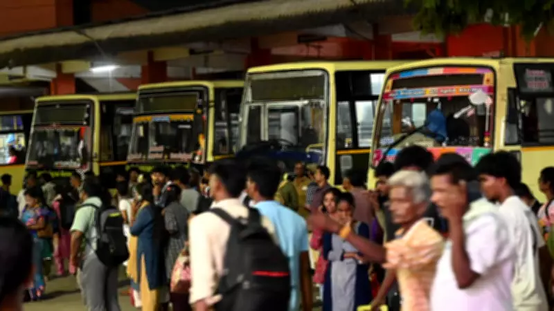 Bus Terminals in Coimbatore See Heavy Rush, Protests Over Inadequate Services