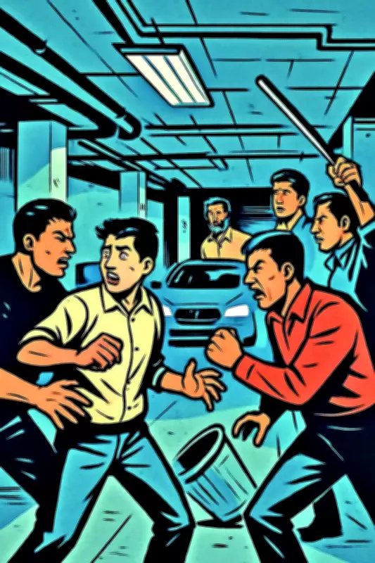 Cab Drivers Clash at Jaipur Airport Parking, Chaos Ensues