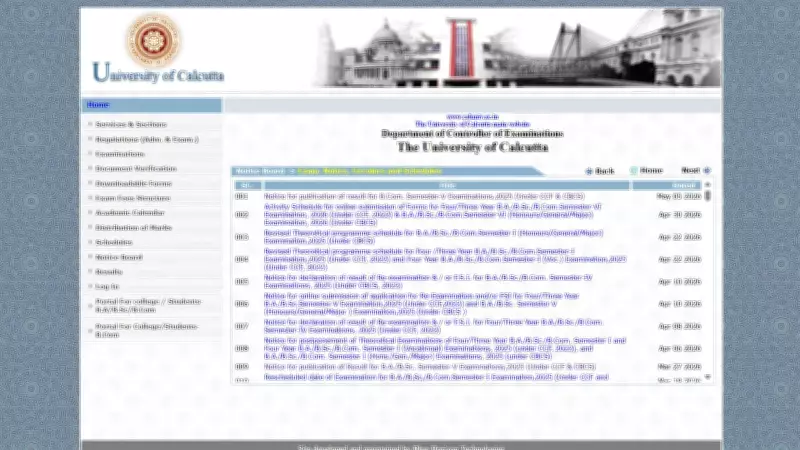 Calcutta University BCom Semester V Result 2026 Announced Online