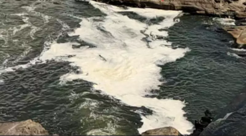 Cauvery River Turns Toxic Colors as Textile Dyeing Units Defy Pollution Board